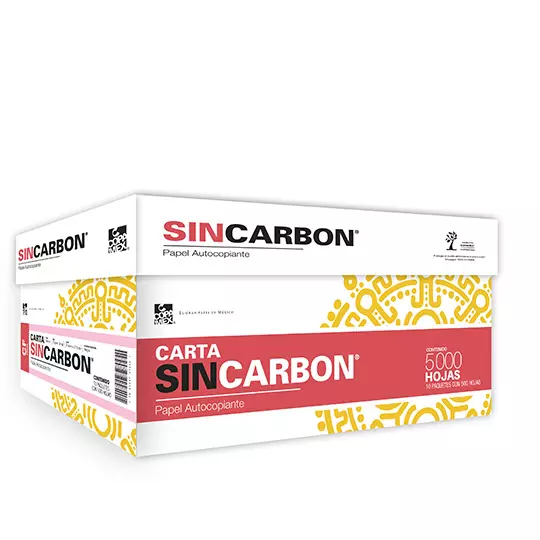 Caja de papel autocopiante final copamex Sin carbon rosa 75gr