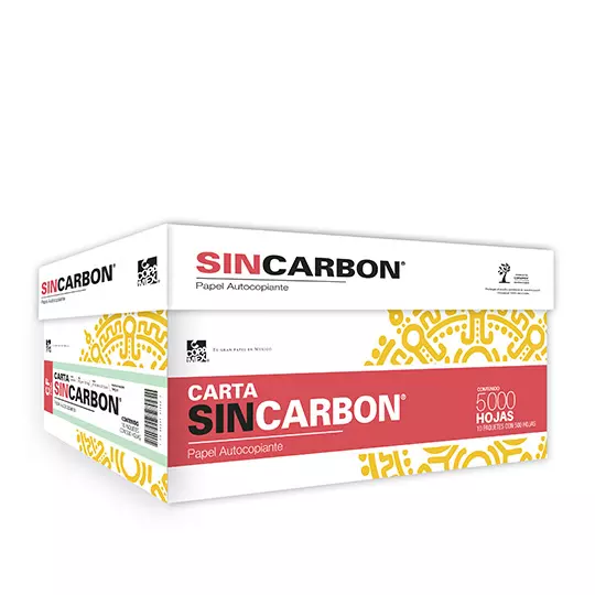 LM-Caja de papel autocopiante final copamex Sin carbon verde 75gr