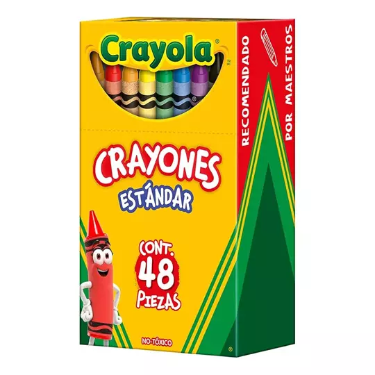 Crayones Crayola Estándar 9.21x.7.9 cm 48 piezas