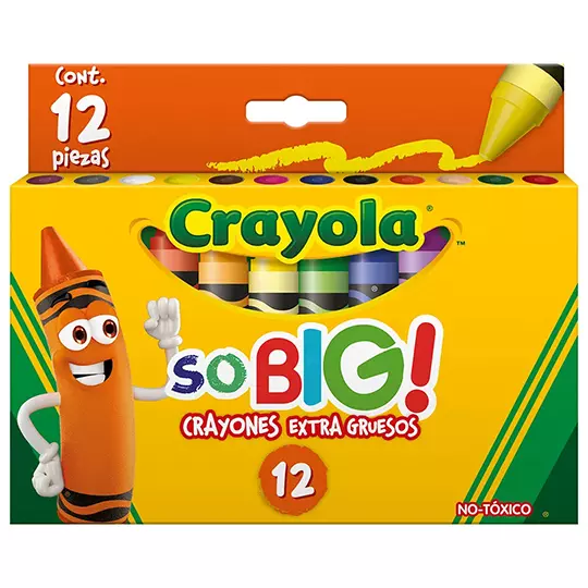 Cayon Crayola So Big! extra grueso 12 piezas