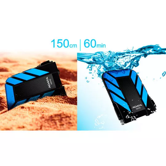 Disco Duro Externo Adata USB 3.1, 2TB, Azul HD710P
