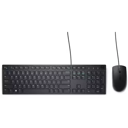 Kit Teclado y Mouse Dell KM300C,  Alámbrico USB.