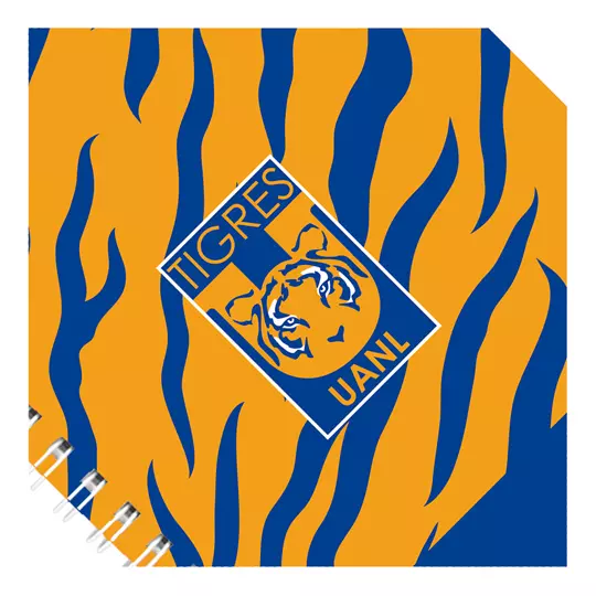 Cuaderno frances 17.5 x 21.5cm 160 hojas 56 g diseño tigres corazon