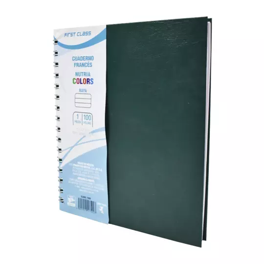 Cuaderno Dietrix forma francesa 100 hojas 75 gramos raya nutria