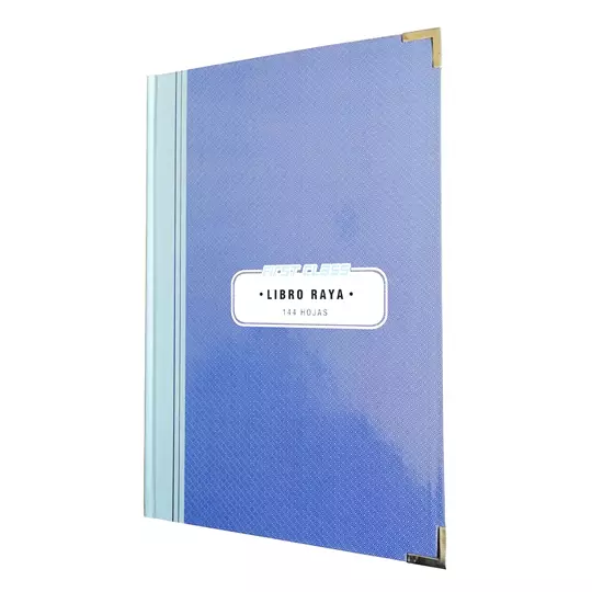 Libro raya frances 144 hojas First Classcolor azul 24.3 x 34.6 cm