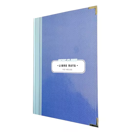 Libro raya frances 192 hojas First Classcolor azul 24.3 x 34.6 cm