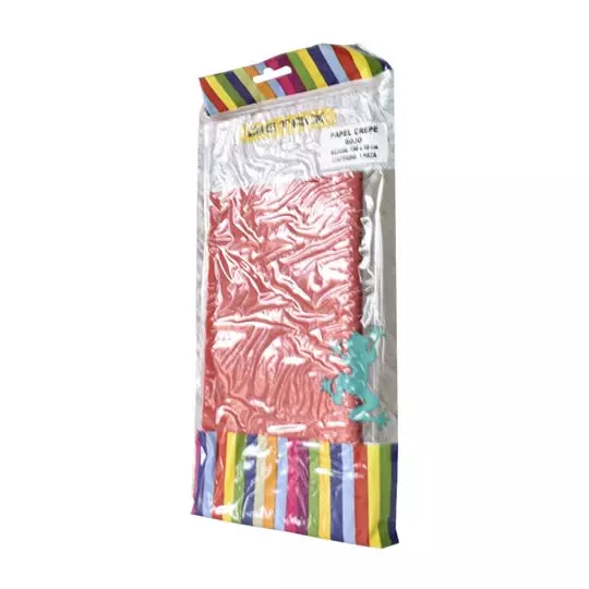 PAPEL CREPE DIETRIX 190 X 50 CM COLOR ROJO 1 PIEZA