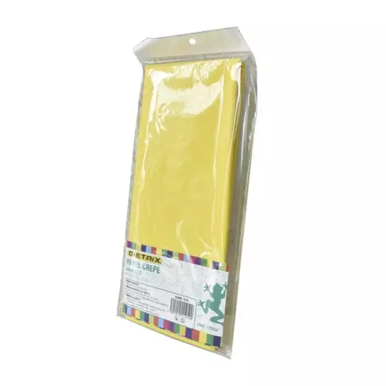 PAPEL CREPE DIETRIX 190 X 50 CM COLOR CANARIO 1 PIEZA