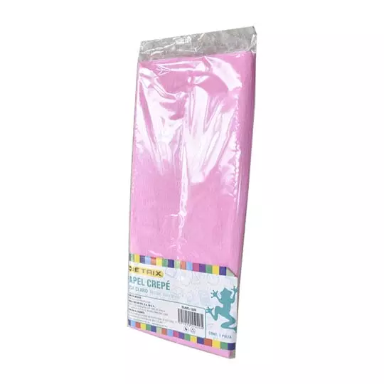 PAPEL CREPE DIETRIX 190 X 50 CM COLOR ROSA CLARO 1 PIEZA