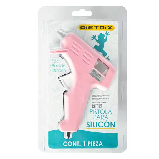 Pistola de calor para silicón DIETRIX utiliza silicón en barra delgada