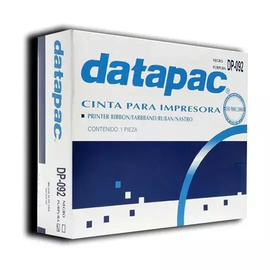 Cinta Datapac negra para impresora Epson.