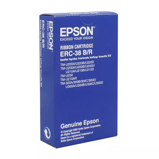 Cinta bicolor Epson  ERC-38BR.