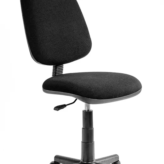 Silla operativa ERGO mod. 1348  sin descansa brazos color negro