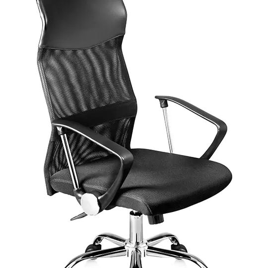 Silla ejecutiva ERGO mod. 1460 reclinable con descansa brazos color negro
