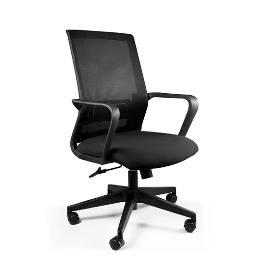 Silla ejecutiva ERGO Mod. Udine con descanza brazos color negro