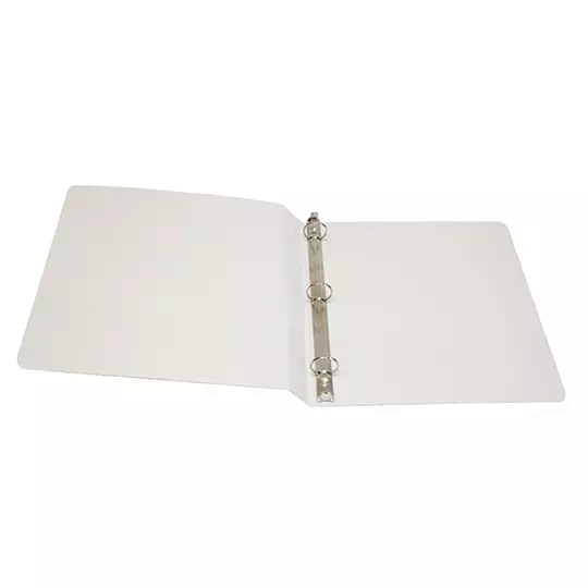 Carpeta panorámica Oxford carta blanca herraje de 1 pulgada "O"
