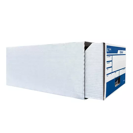 Caja para archivo Oxford Kraft oficio gaveta deslizable