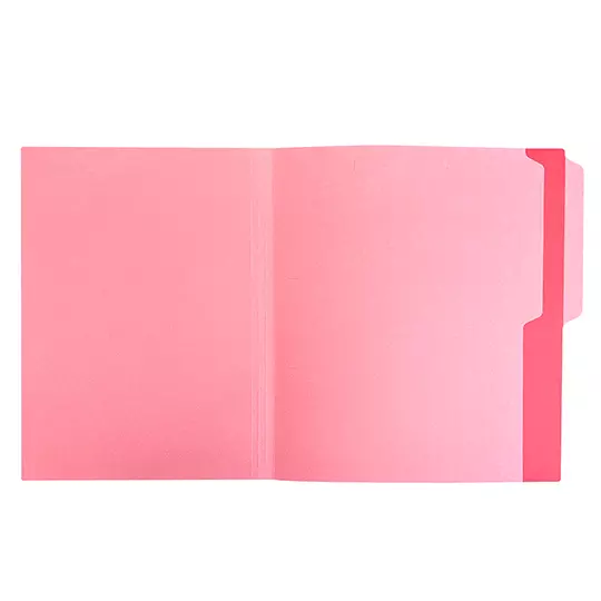 Folder de color Pendaflex carta color rojo ceja 1/2 caja con 50 pzas