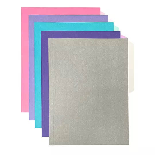 Folder de color Pendaflex carta color surtido lite ceja 1/2 caja con 50 pzas