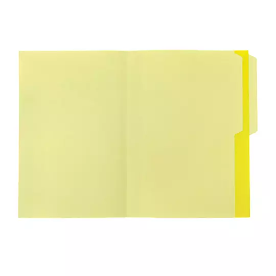 Folder manila Pendaflex oficio color amarillo ceja 1/2 caja con 50 pzas