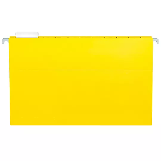 Folder colgante Pendaflex oficio colo amarillo caja con 25 pzas