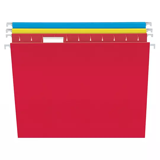 Folder colgante Pendaflex carta colores surtidos caja con 25 pzas