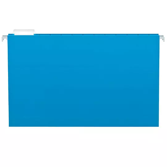 Folder colgante Pendaflex oficio color azul claro caja con 25 pzas