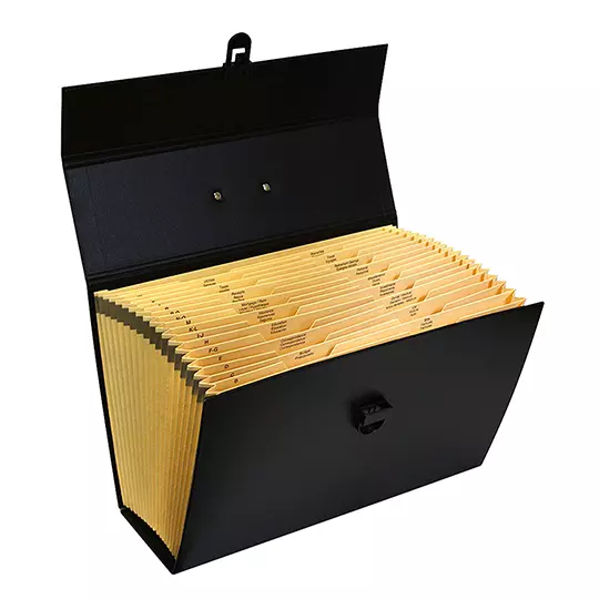 Organizador expandible Pendaflex color negro 38.4 x 13.3 x 26.9 cm