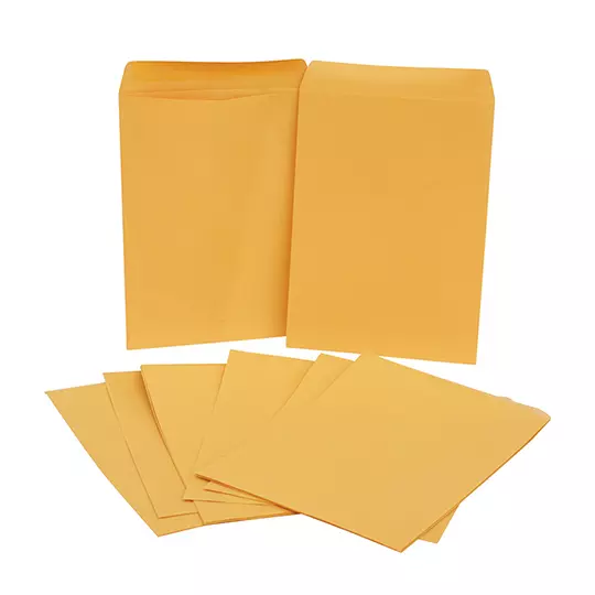 Sobre kraft engomado Ampad carta caja con 100 pzas