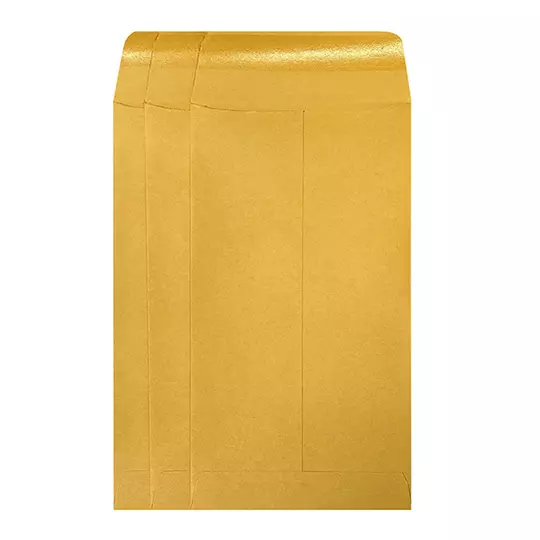 Sobre coin kraft engomado Ampad caja con 500 piezas