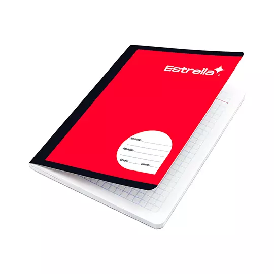 Cuaderno forma francesa cosido Estrella cuadro 7mm 100 hojas