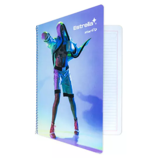 Cuaderno profesional star kid Estrella raya 100 hojas 2