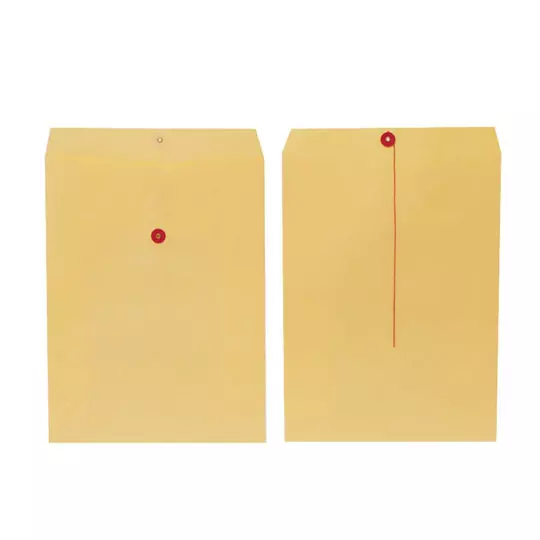 Sobre manila con rondana Fortec extra oficio caja con 25 piezas