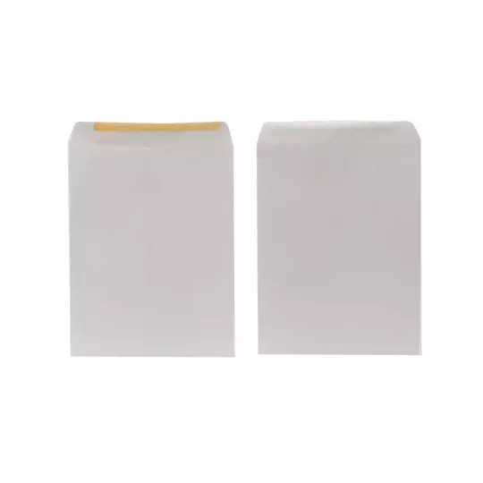 Sobre blanco engomado Fortec legal caja con 50 piezas