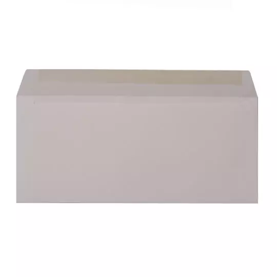 Sobre correspondencia blanco con ventanaFortec oficio caja con 100 piezas