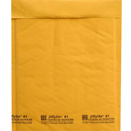 Sobre de burbuja Fortec 18.41 x 30.48 cm paquete con 5 piezas