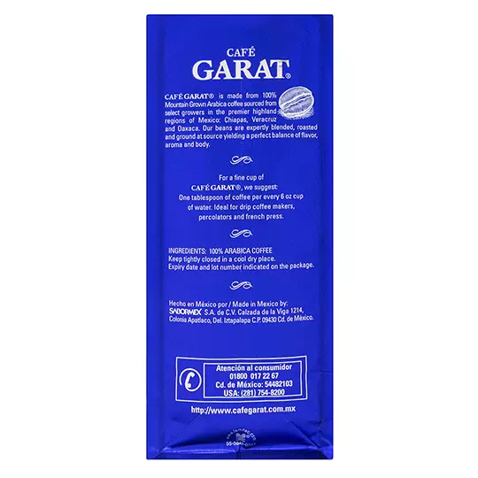 Café molido americano Garat de 1 KG.