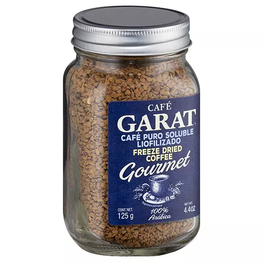 Café soluble Garat liofilizado de 125 GR.