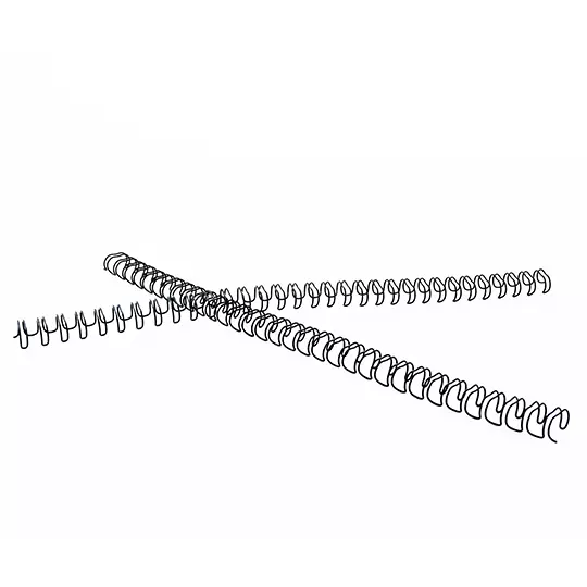 ARILLO METALICO TWIN LOOP COLOR NEGRO DE5/16 PULGADAS, CAJA CON 20 PZAS