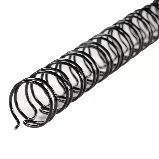 ARILLO METALICO TWIN LOOP COLOR NEGRO DE1 PULGADA, CAJA CON 20 PIEZAS