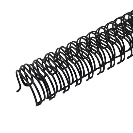 ARILLO METALICO TWIN LOOP COLOR NEGRO DE9/16 PULGADAS, CAJA CON 100 PIEZAS