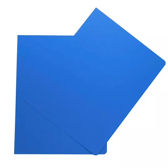 Cubierta plástica tamaño carta GBPlak liso GBC color azul medio