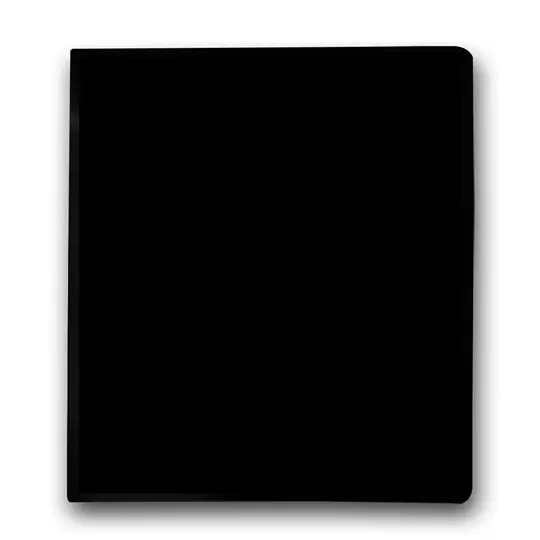 Cubierta plástica tamaño carta GBPlak liso GBC color negro