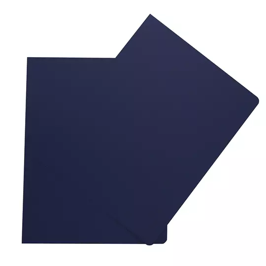 Cubierta plástica tamaño carta GBPlak lis0 GBC color azul marino