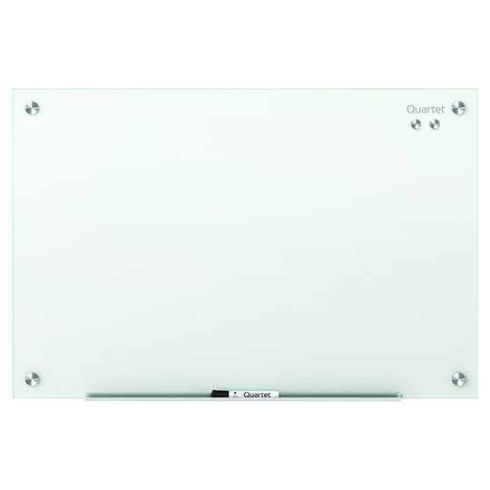 Pizarrón cristal infinity GBC magnético color blanco 121x91 cm