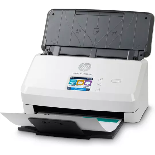 Escáner HP con ADF, ScanJet Pro N4000 SNW1