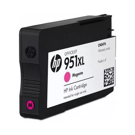 Cartucho de tinta magenta HP 951xl.
