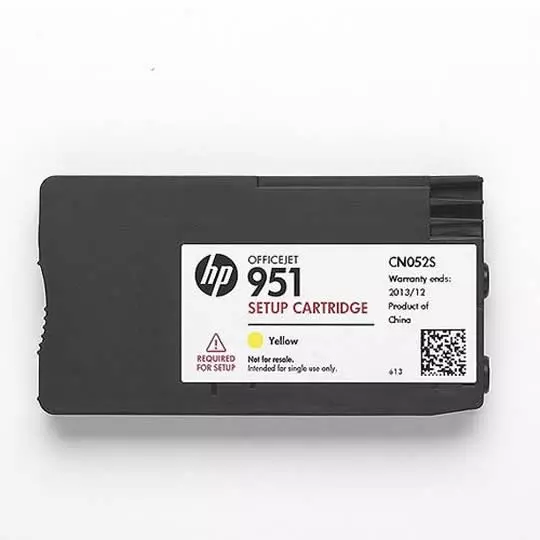 Cartucho de tinta amarilla HP 951.