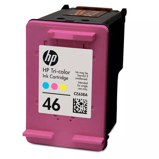 Cartucho de tinta tricolor HP 46 adva.