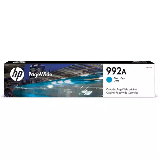 Cartucho HP pagewide 992a cian.